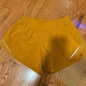 lululemon athletica Women's Athletic Shorts in Gold